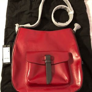 NWT Tumi Mulberry Convertible Leather Hobo